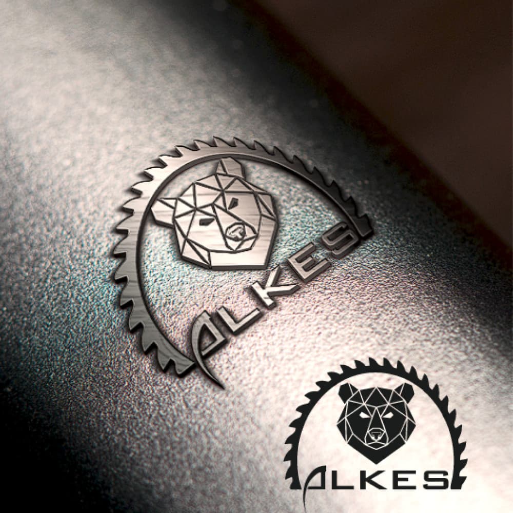 ALKES Şerit Testere Bıçağı Logo Tasarımı — Kesici & Delici Uçlar Üretim & Satış — Logo Tasarım #168