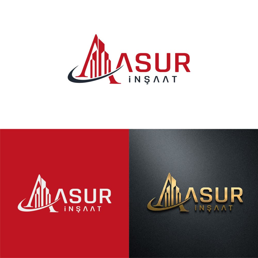 ASUR İNŞAAT İÇİN LOGO TASARIM Yarışma Özeti — İnşaat & Taahhüt — Logo tasarım (Bütçe İadeli) #166