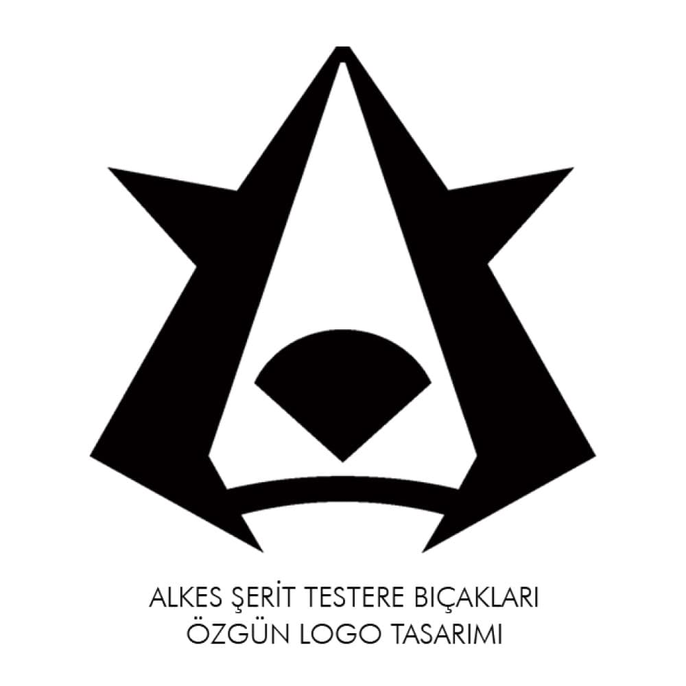 ALKES Şerit Testere Bıçağı Logo Tasarımı — Kesici & Delici Uçlar Üretim & Satış — Logo Tasarım #156