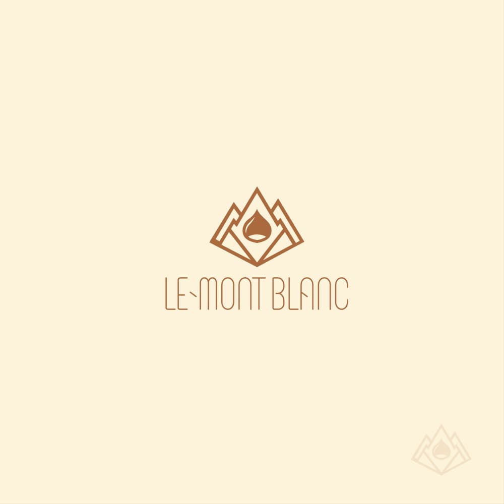 Le Mont Blanc – Premium Fransız Pastane Logo Tasarımı — Cafe & Pastane — Logo ve Tabela Tasarımı #39