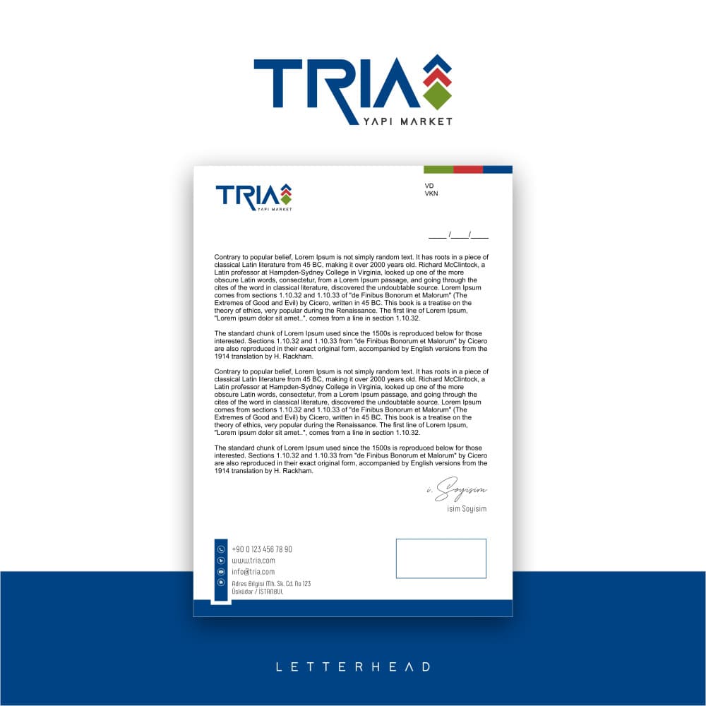 Tria Yapı Market Kurumsal Kimlik — Yapı Market — Logo ve Kurumsal Kimlik Tasarımı #197