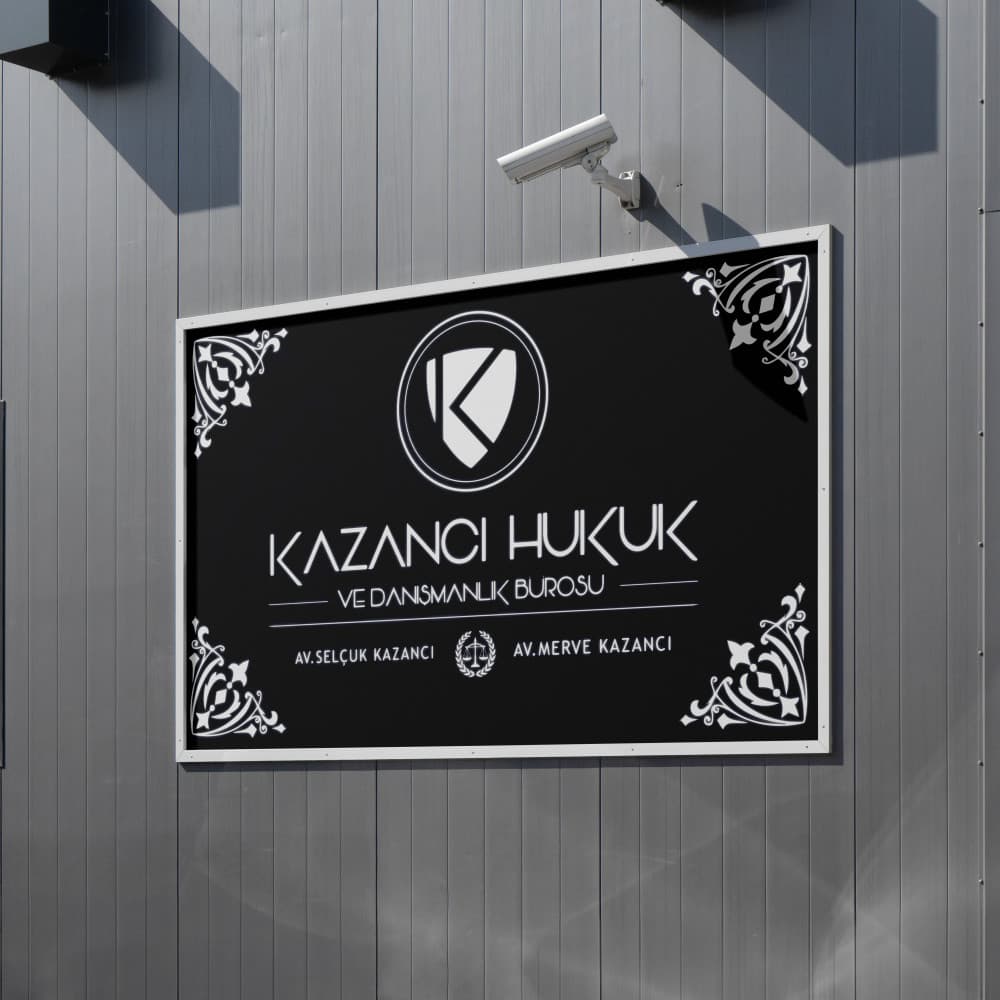 Hukuk Bürosu Tabela Tasarımı — Hukuk & Danışmanlık & Avukatlık — Logo ve Tabela Tasarımı #26