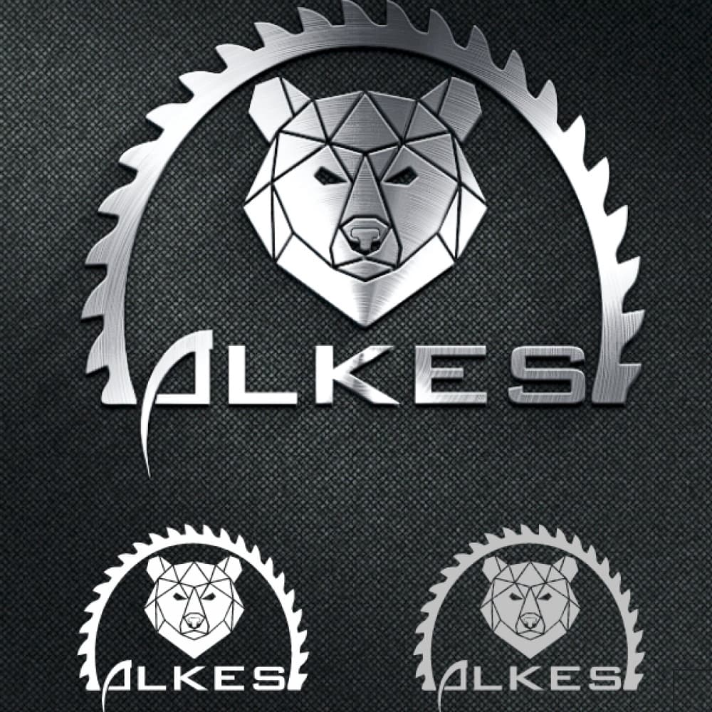 ALKES Şerit Testere Bıçağı Logo Tasarımı — Kesici & Delici Uçlar Üretim & Satış — Logo Tasarım #166