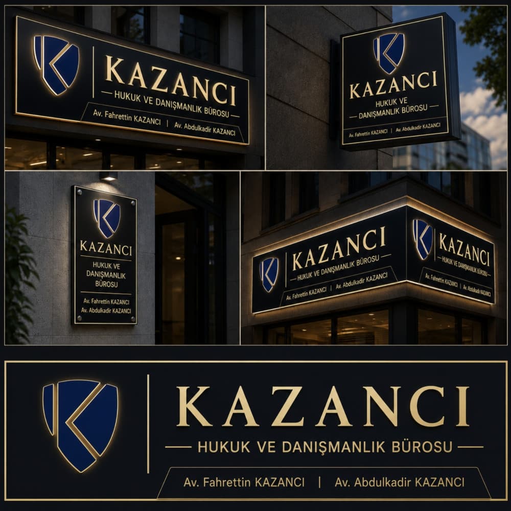 Hukuk Bürosu Tabela Tasarımı — Hukuk & Danışmanlık & Avukatlık — Logo ve Tabela Tasarımı #41