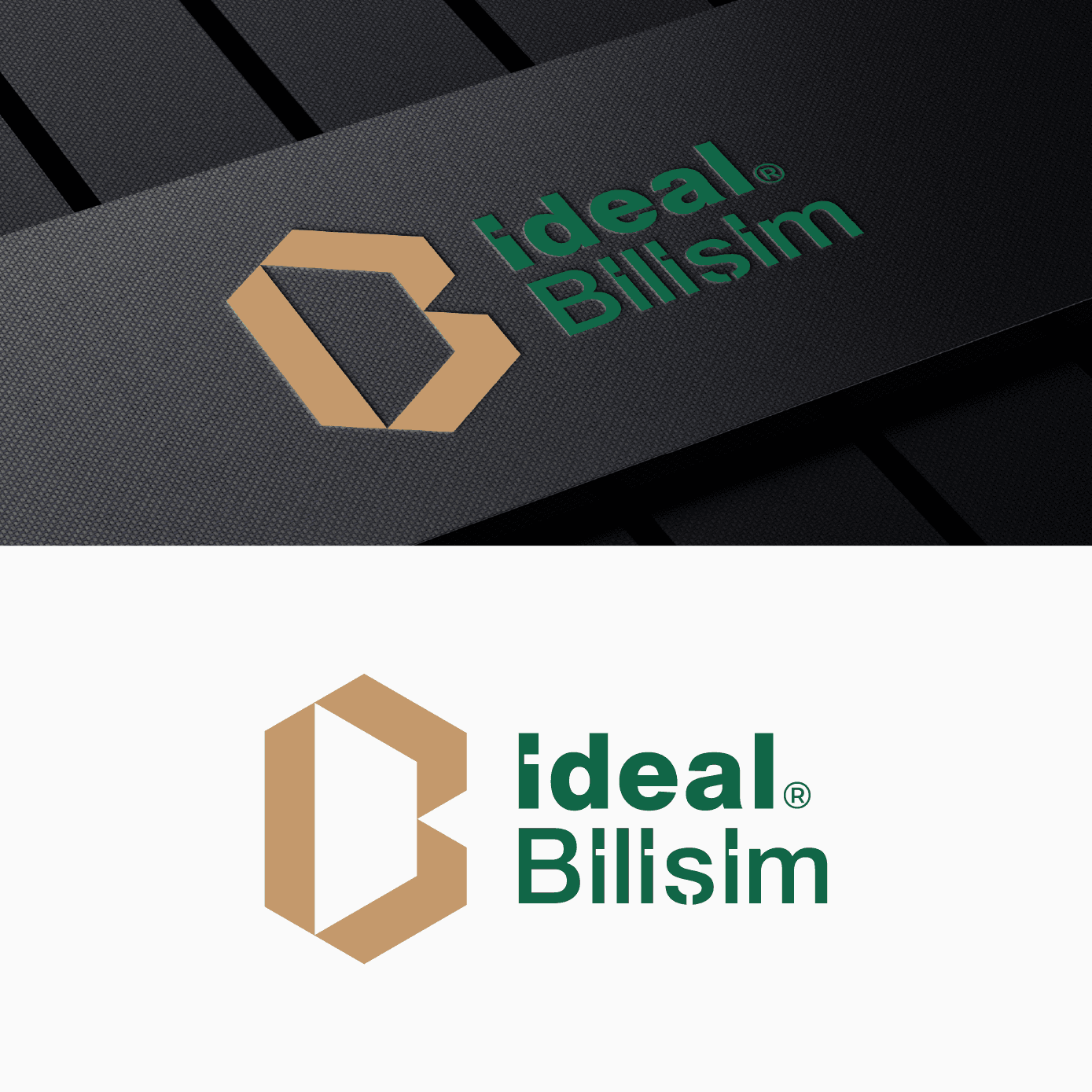 Yeni Markamız İdeal Bilişim İçin Özgün Logo Tasarımı