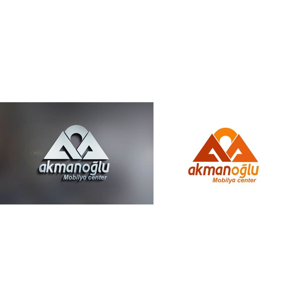 AKMANOĞLU CENTER MOBİLYA LOGO TASARIMI