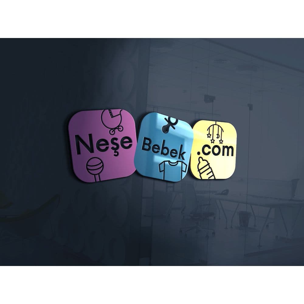 NeşeBebek.com Logo Tasarımı 355x100 px
