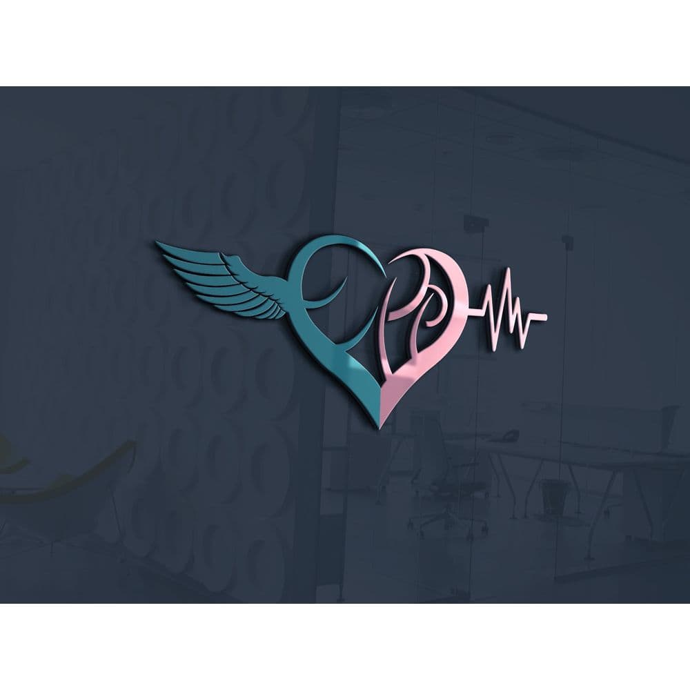 Eşimle benim harflerimden logo