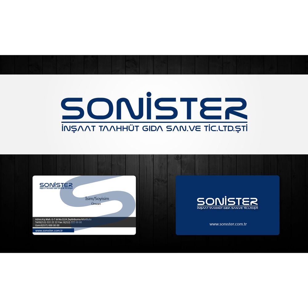 SONİSTER adlı inşaat firmasına logo