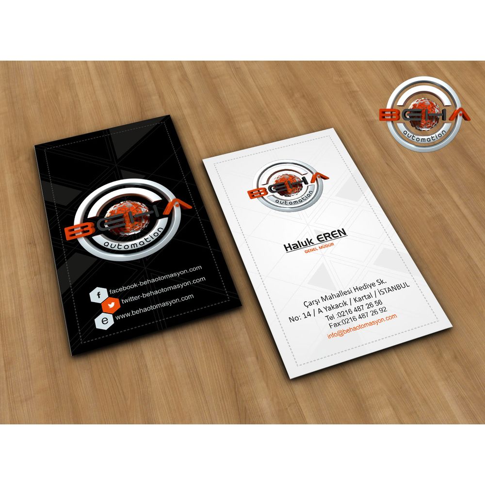 OTOMASYON FİRMASI İÇİN LOGO VE KARTVİZİT