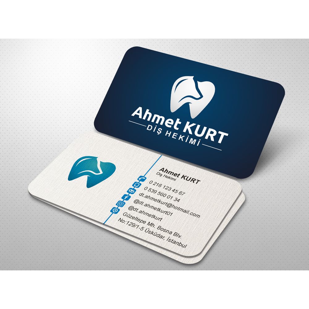 Klinik isim logo ve kartvizit tasarım — Diş Hekimliği & Polikliniği kazanan logo tasarımı