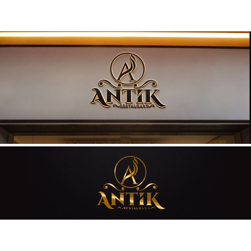 Fransada Turk restaurat logo TASARIMI