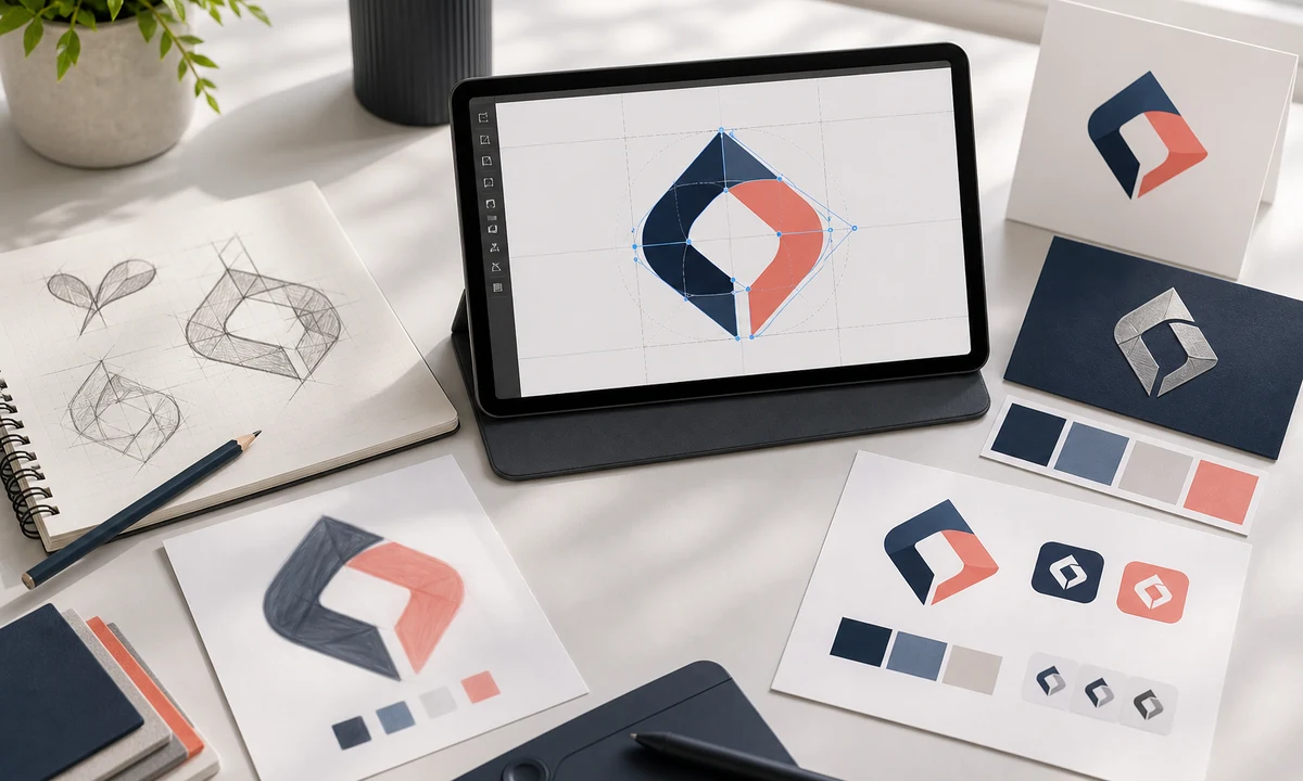 Convert an AI/sketch image into a logo