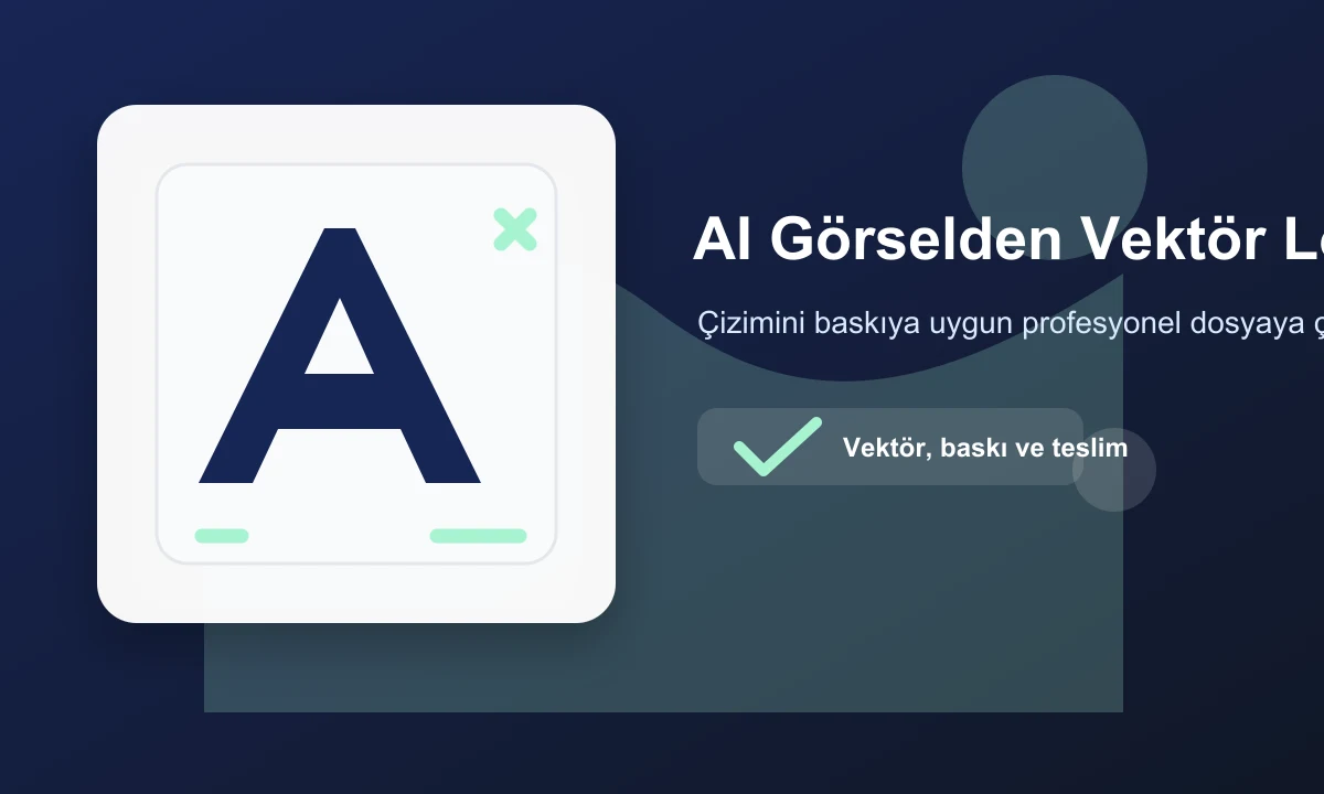 AI/çizim görselini logoya çevir