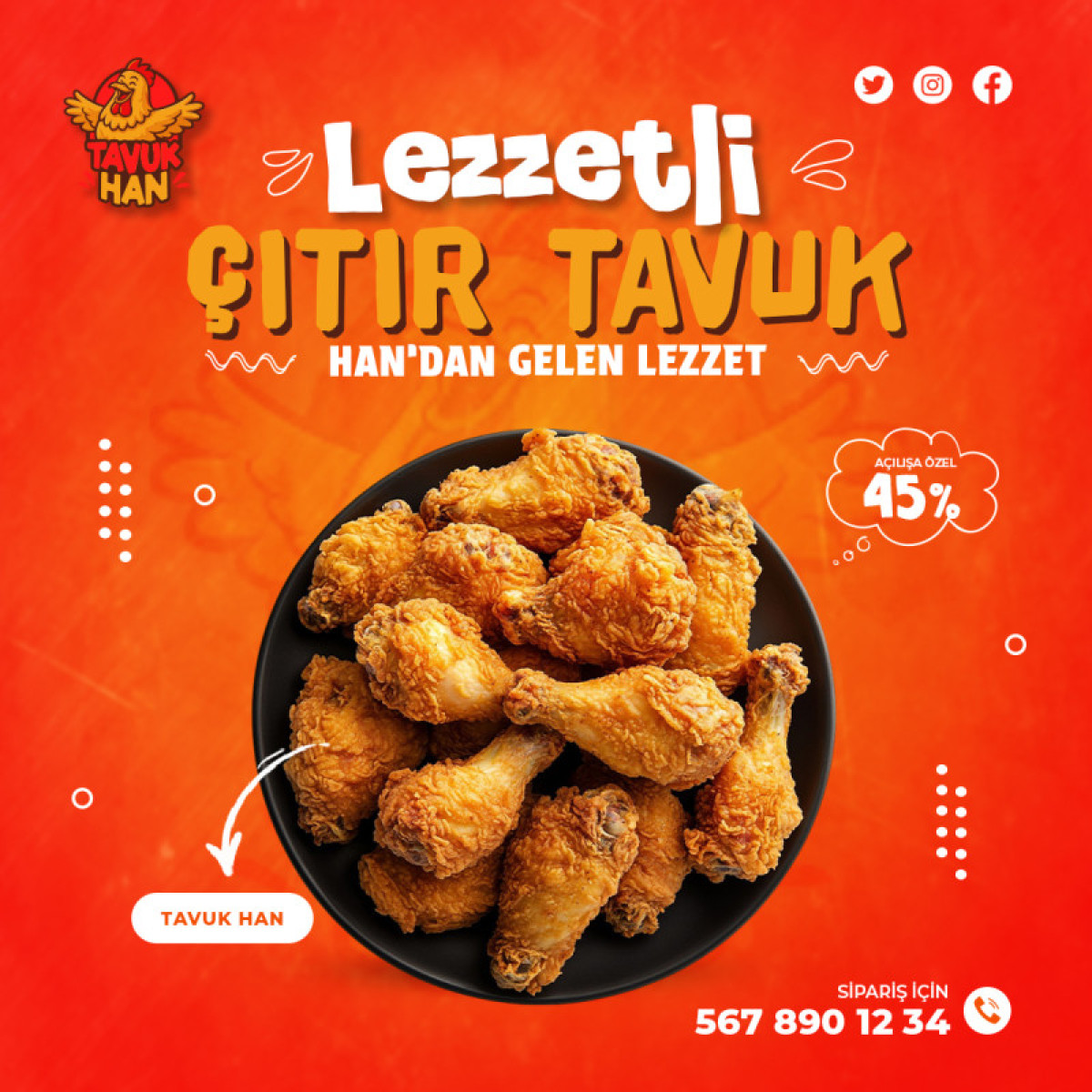 Çıtır Tavuk Afiş